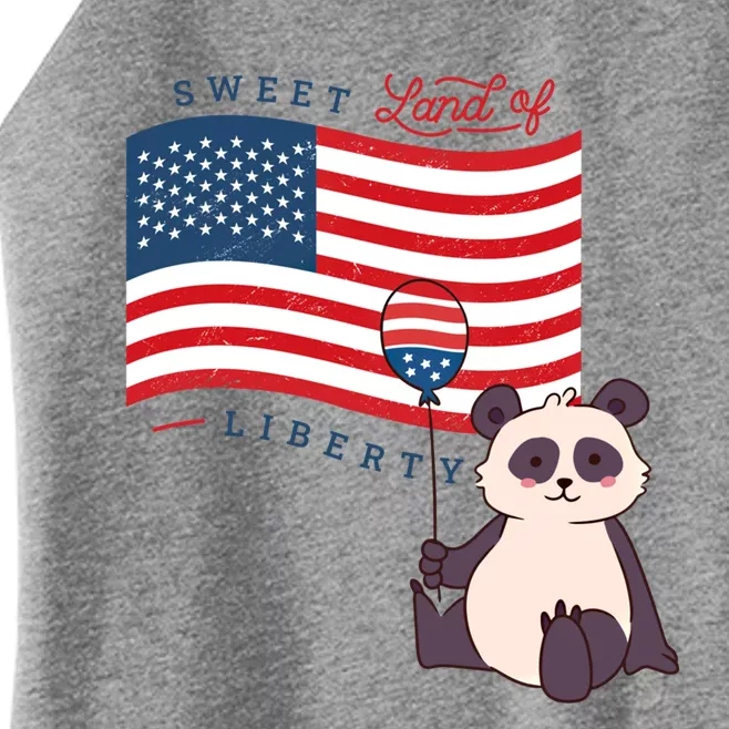 Usa America Sweet Land Liberty Animals Funny Gift Women’s Perfect Tri Rocker Tank