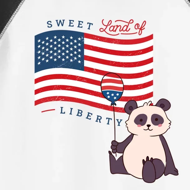 Usa America Sweet Land Liberty Animals Funny Gift Toddler Fine Jersey T-Shirt