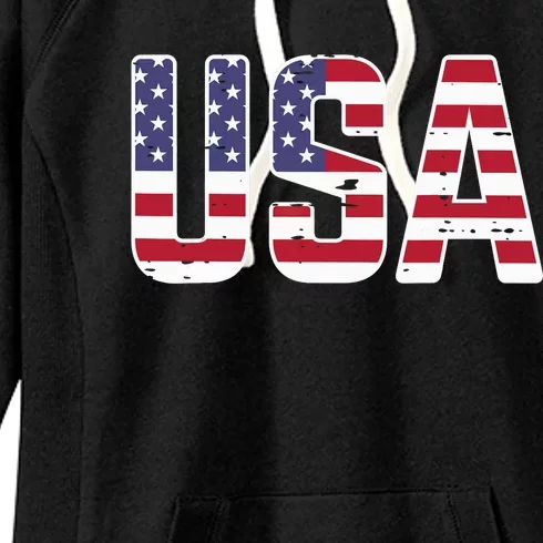 USA America Soccer Boys Girls Women's Fleece Hoodie