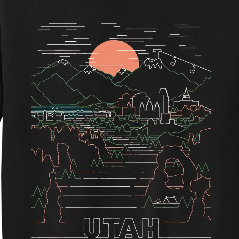 Utah Art Salt Lake City Ut Delicate Arch Bryce And Zion Sweatshirt