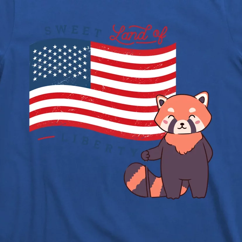 Usa America Sweet Land Liberty Bear Gift T-Shirt