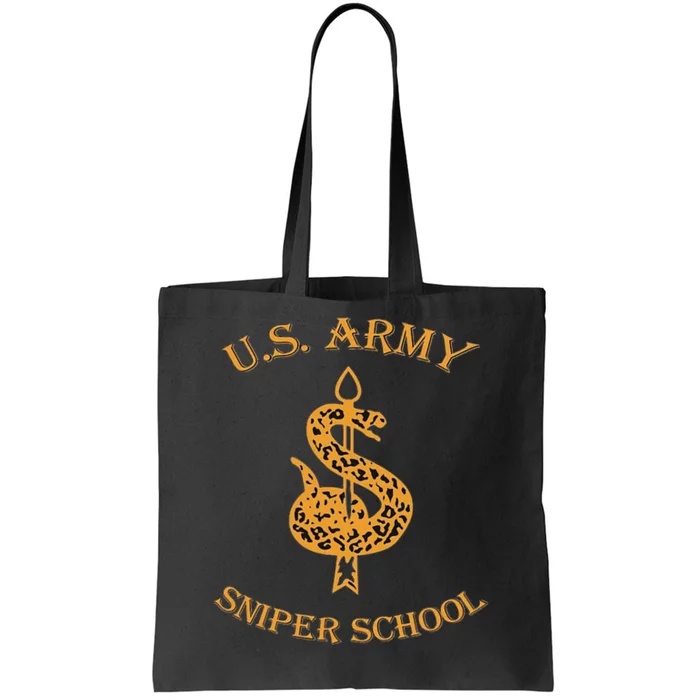 U.S. Army Sniper School marksmanship longrange precision Tote Bag