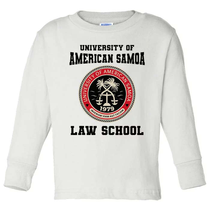 University American Samoa Law School Toddler Long Sleeve Shirt