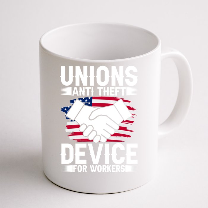 Unions Anti Theft Device For Workers Union Workers Outfit Gift Front & Back Coffee Mug