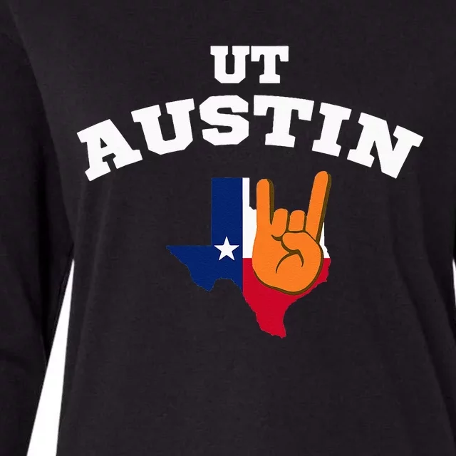 UT Austin Womens Cotton Relaxed Long Sleeve T-Shirt