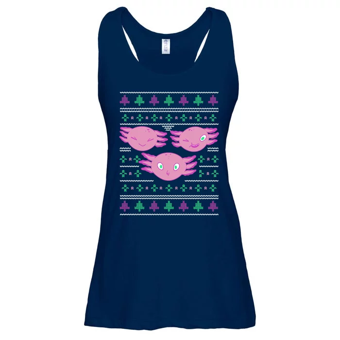 Ultimate Axolotl Ugly Christmas Ladies Essential Flowy Tank