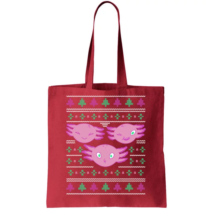 Ultimate Axolotl Ugly Christmas Tote Bag