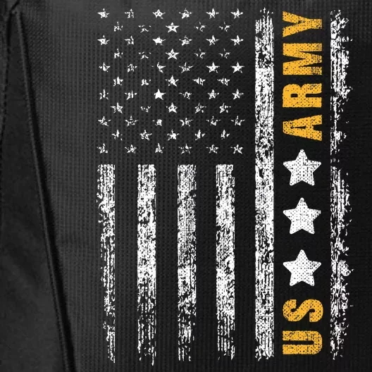 US Army Usa Grunge Flag Army City Backpack