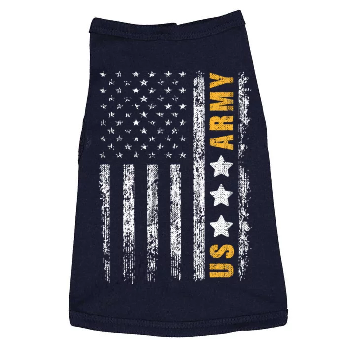 US Army Usa Grunge Flag Army Doggie Tank