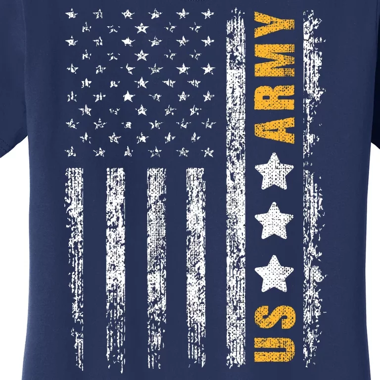 US Army Usa Grunge Flag Army Women's T-Shirt