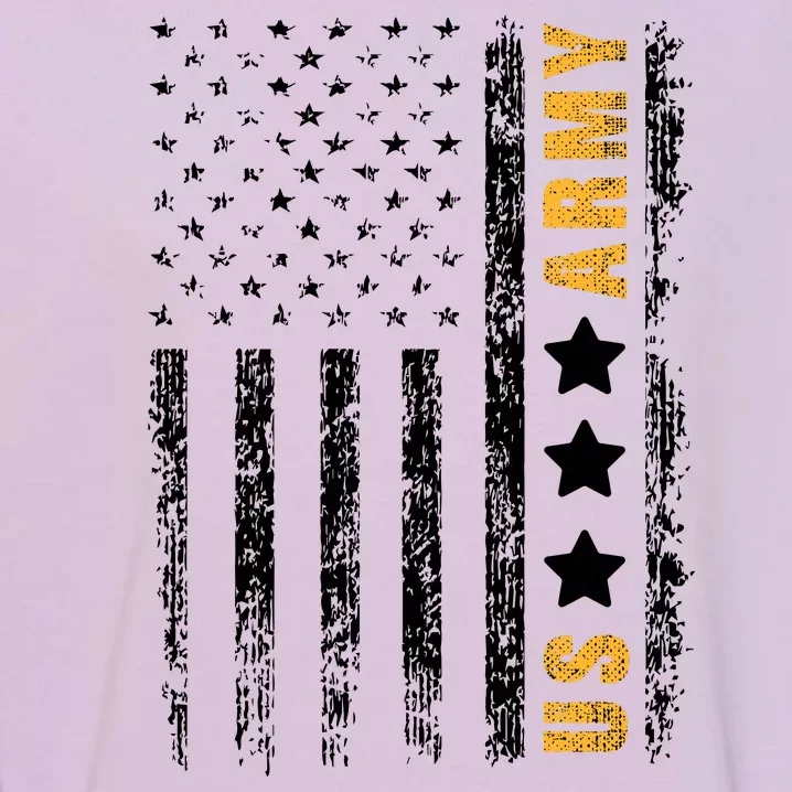 US Army Usa Grunge Flag Army Garment-Dyed Sweatshirt