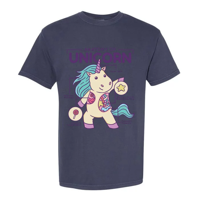 Unicorn Anatomy Garment-Dyed Heavyweight T-Shirt