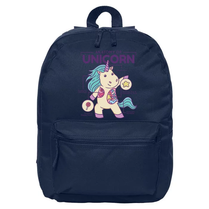 Unicorn Anatomy 16 in Basic Backpack