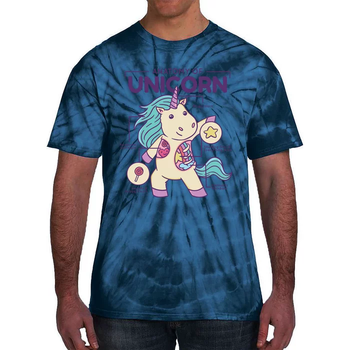 Unicorn Anatomy Tie-Dye T-Shirt