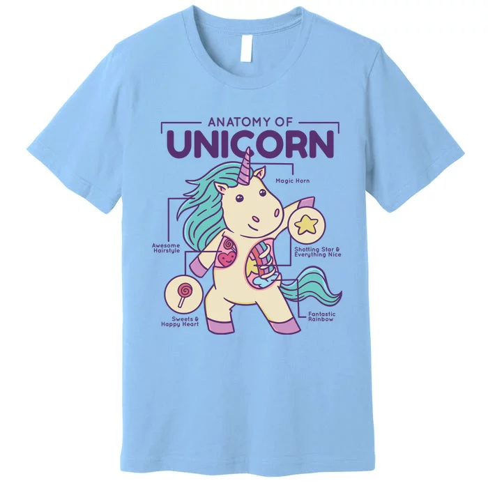 Unicorn Anatomy Premium T-Shirt