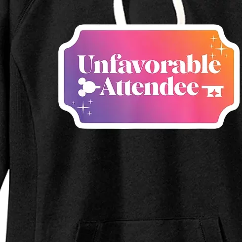 Unfavorable Attendance Women's Fleece Hoodie