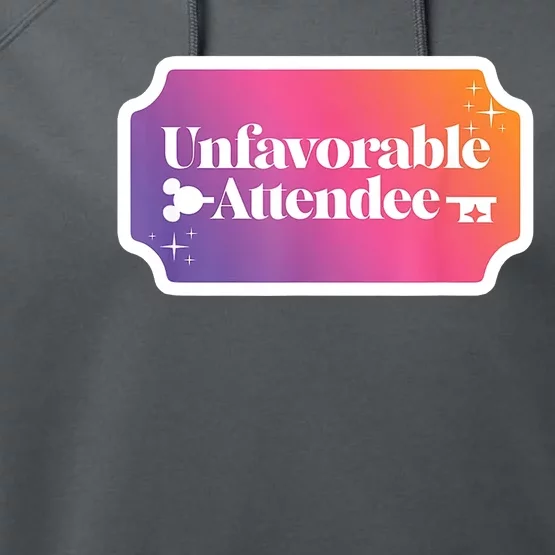 Unfavorable Attendance Performance Fleece Hoodie