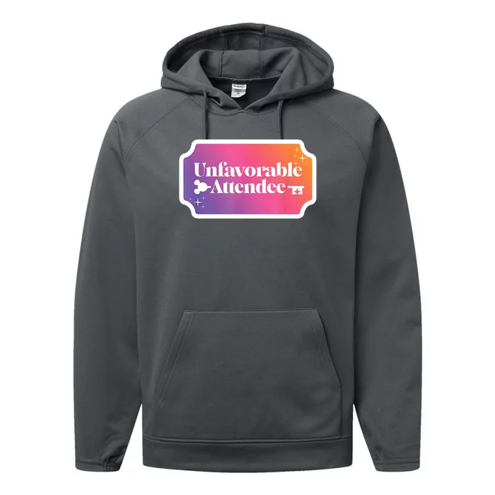 Unfavorable Attendance Performance Fleece Hoodie