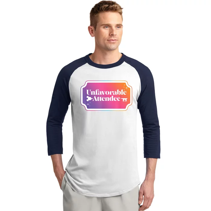 Unfavorable Attendance Baseball Sleeve Shirt