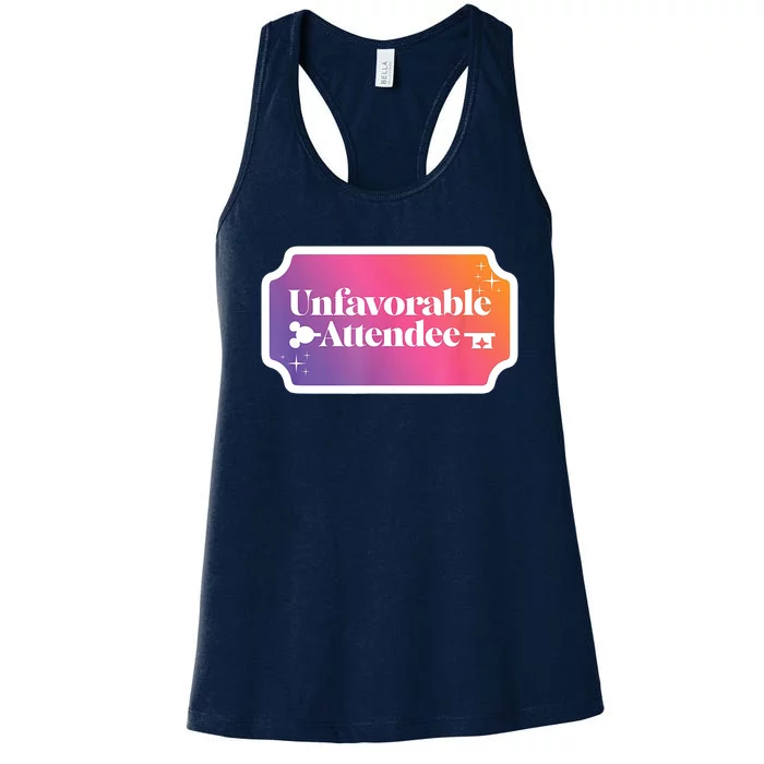 Unfavorable Attendance Women's Racerback Tank