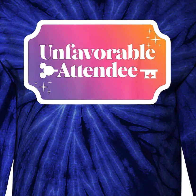 Unfavorable Attendance Tie-Dye Long Sleeve Shirt