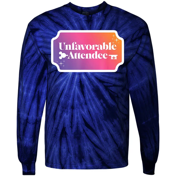 Unfavorable Attendance Tie-Dye Long Sleeve Shirt