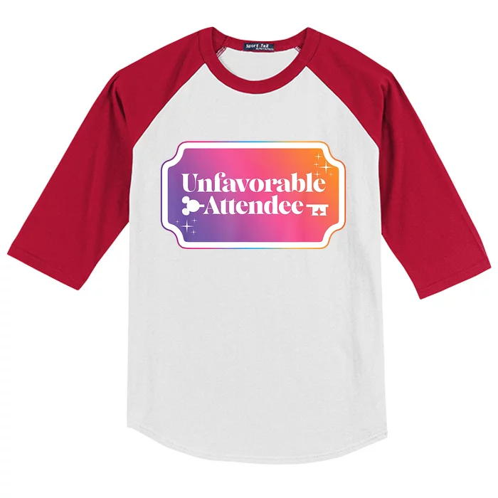 Unfavorable Attendance Kids Colorblock Raglan Jersey