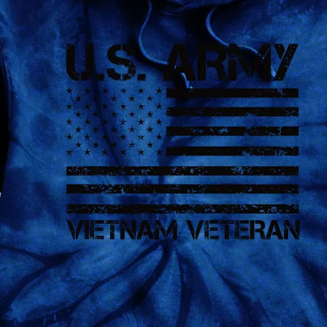 U.S. Army Vietnam Veteran Vietnam War Veterans Gifts Tie Dye Hoodie