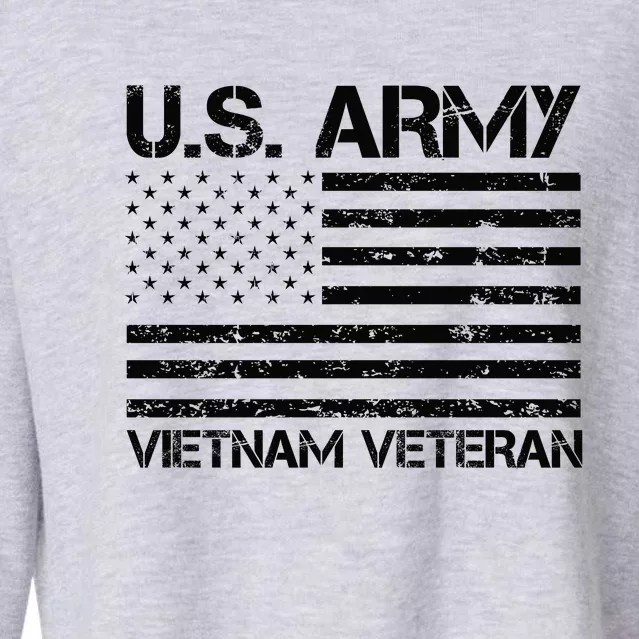 U.S. Army Vietnam Veteran Vietnam War Veterans Gifts Cropped Pullover Crew