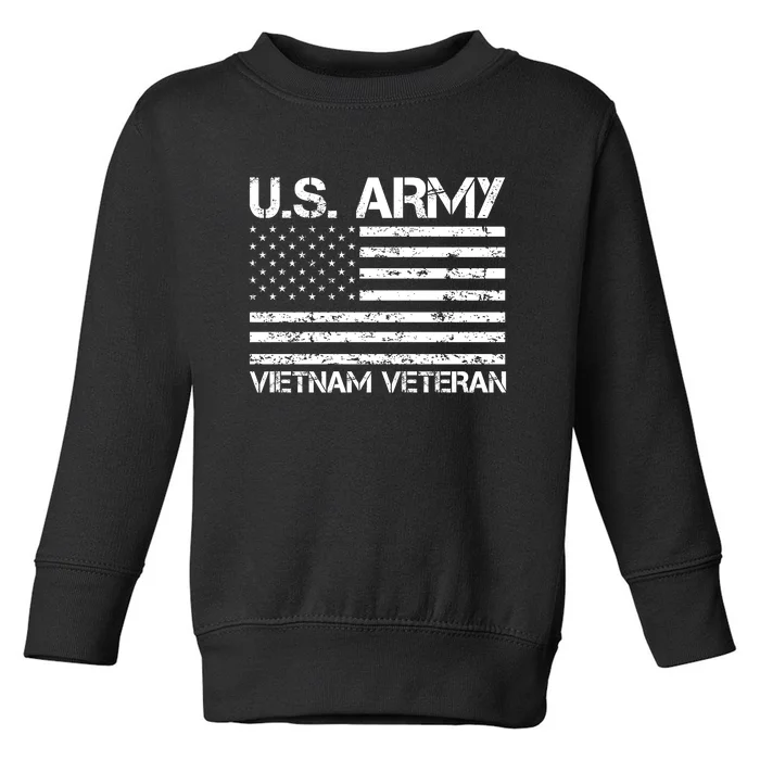 U.S. Army Vietnam Veteran Vietnam War Veterans Gifts Toddler Sweatshirt