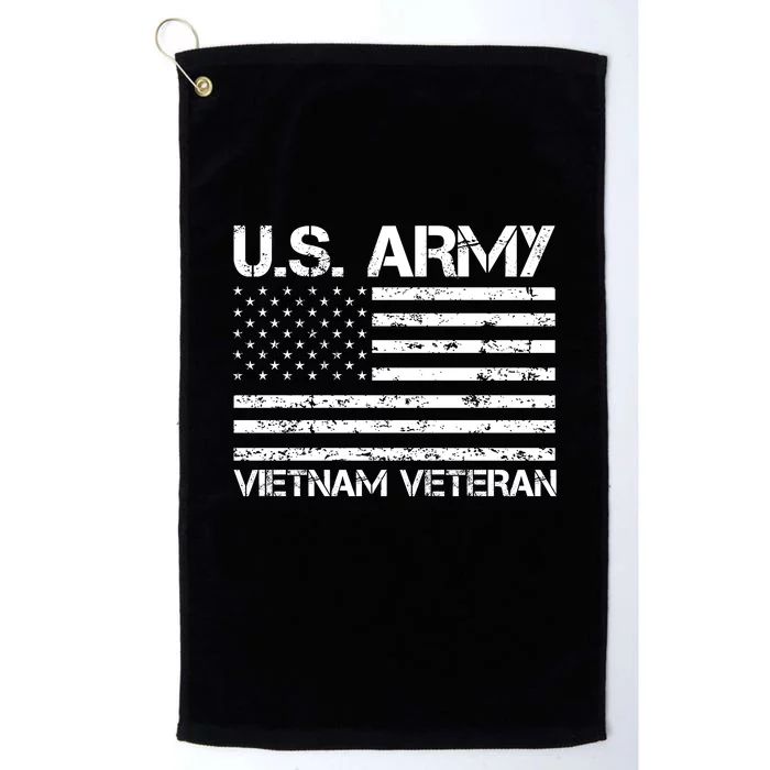 U.S. Army Vietnam Veteran Vietnam War Veterans Gifts Platinum Collection Golf Towel