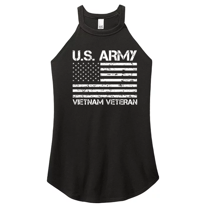 U.S. Army Vietnam Veteran Vietnam War Veterans Gifts Women’s Perfect Tri Rocker Tank