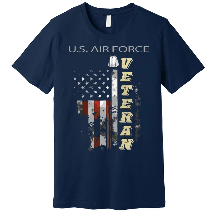 Us Air Veteran Zip Hoodie Premium T-Shirt