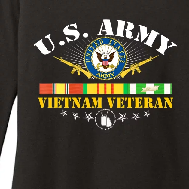 Us Army Vietnam Veteran Veteran Vietnam Army Womens CVC Long Sleeve Shirt