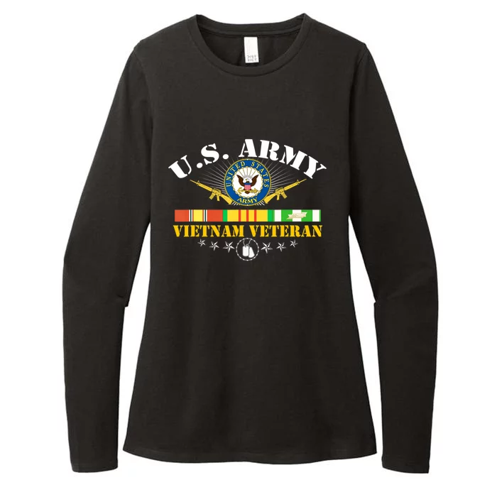 Us Army Vietnam Veteran Veteran Vietnam Army Womens CVC Long Sleeve Shirt