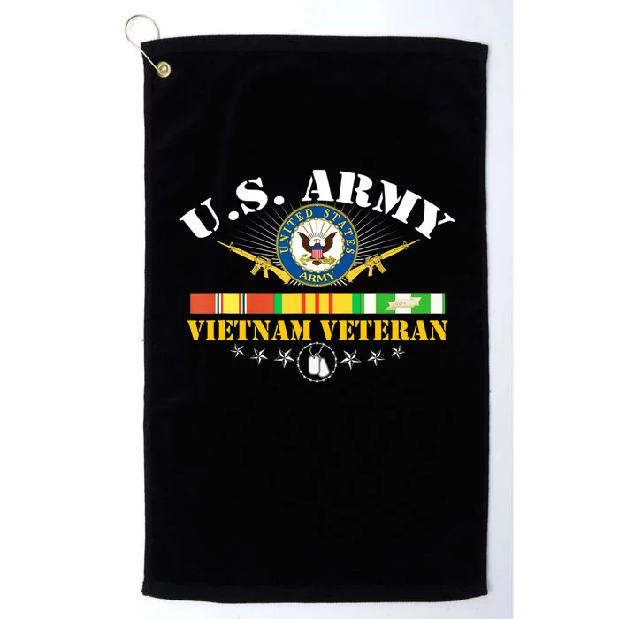 Us Army Vietnam Veteran Veteran Vietnam Army Platinum Collection Golf Towel