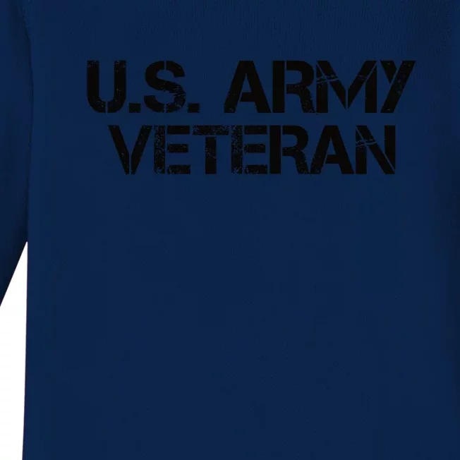 U.S. Army Veteran Army Veterans Gifts Baby Long Sleeve Bodysuit