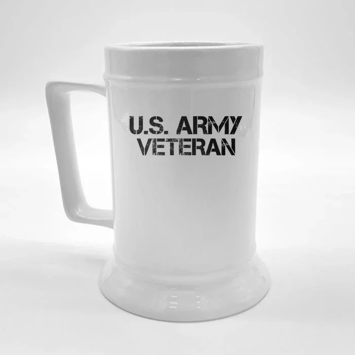 U.S. Army Veteran Army Veterans Gifts Front & Back Beer Stein