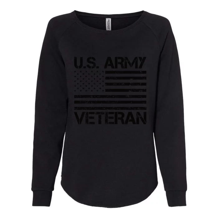 U.S. Army Veteran Flag Army Veterans Gifts Womens California Wash Sweatshirt