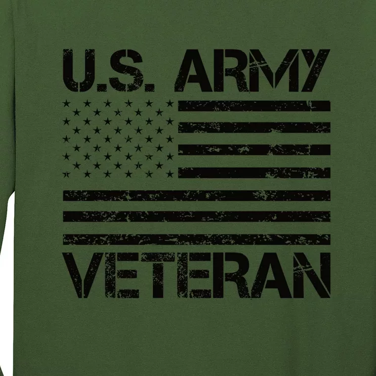 U.S. Army Veteran Flag Army Veterans Gifts Long Sleeve Shirt