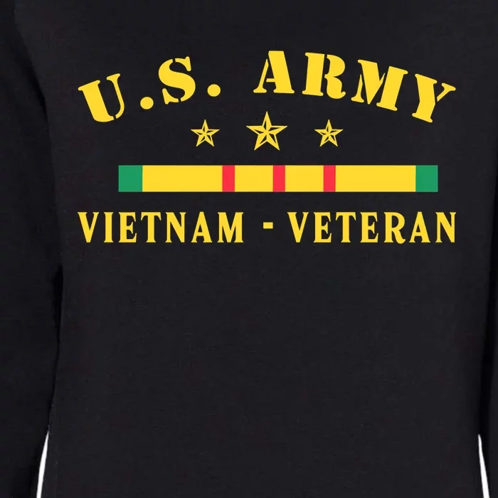 US Army Vietnam Veteran Womens California Wash Sweatshirt