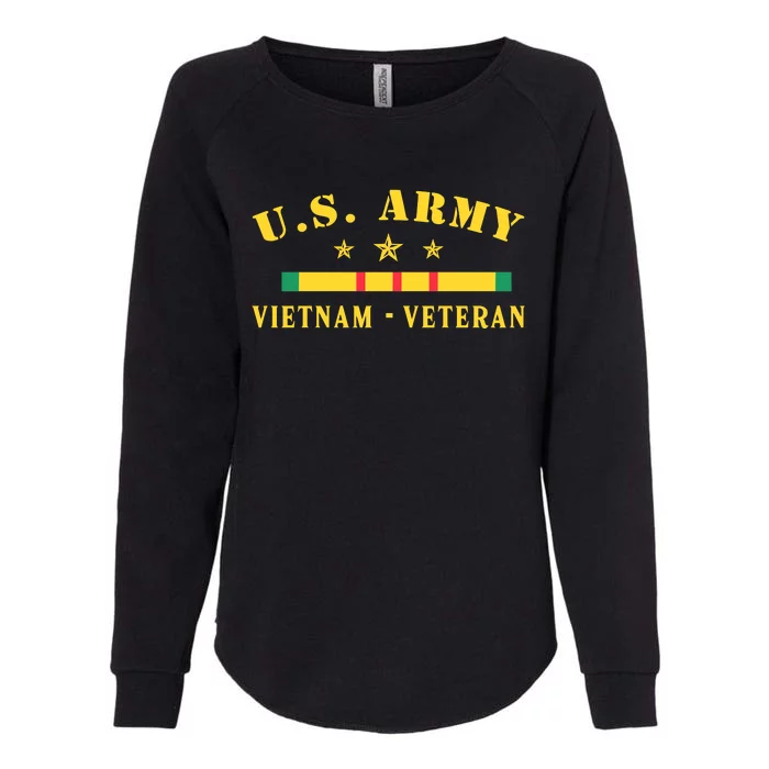 US Army Vietnam Veteran Womens California Wash Sweatshirt