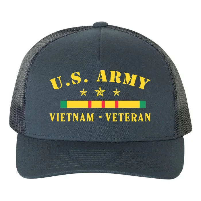 US Army Vietnam Veteran Yupoong Adult 5-Panel Trucker Hat