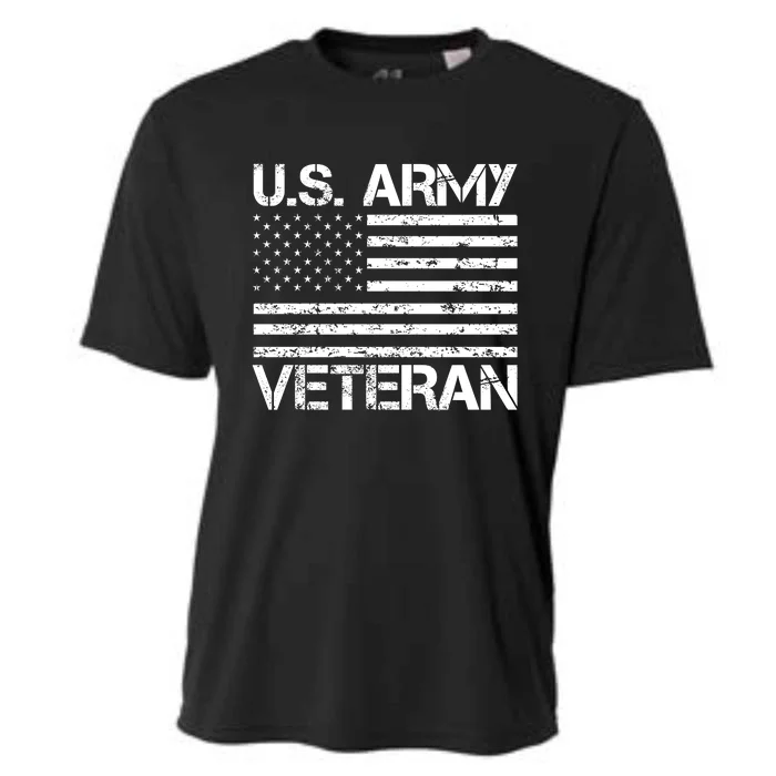 U.S. Army Veteran Flag Army Veterans Gifts Cooling Performance Crew T-Shirt