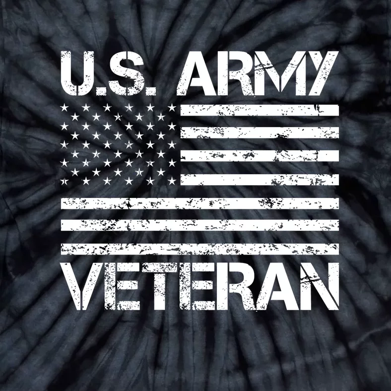 U.S. Army Veteran Flag Army Veterans Gifts Tie-Dye T-Shirt