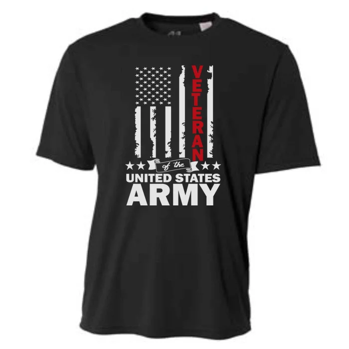 US Army Veteran Gift Cooling Performance Crew T-Shirt