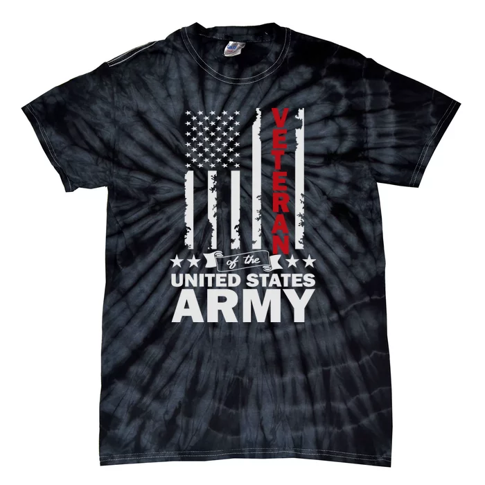 US Army Veteran Gift Tie-Dye T-Shirt