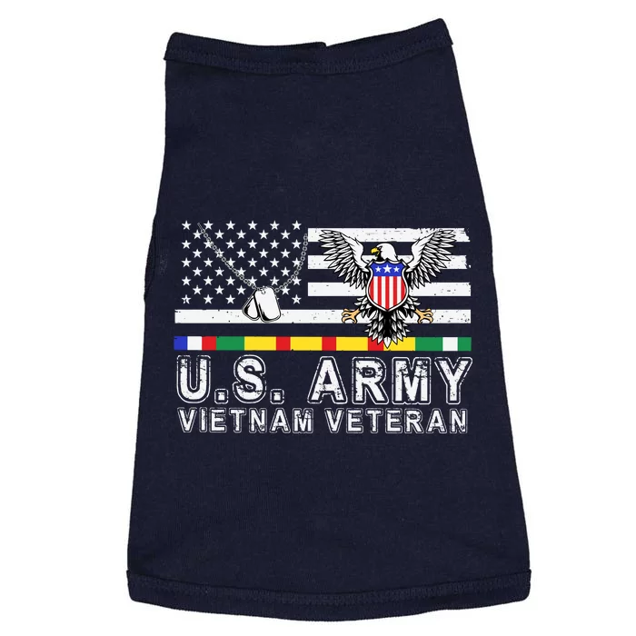 Us Army Vietnam Veteran Usa Flag Patriotic DD214 Doggie Tank