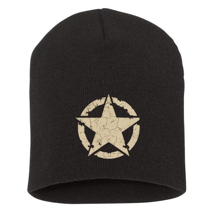 U.S. Army Vintage Star Short Acrylic Beanie