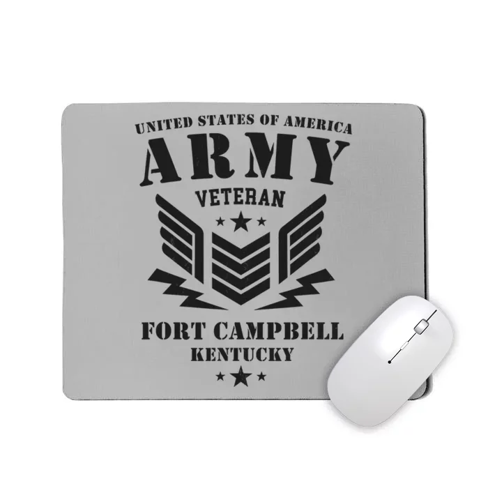 US Army Veteran Fort Campbell Kentucky Mousepad